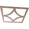 Ekena Millwork Statesman Wood Fretwork Pierced Ceiling Medallion, Wood (Paint Grade), 16"OD x 10 1/4"ID x 3/8"T CMWP16X16X0375STMF - alternate 3